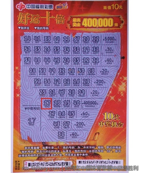 如何在中国体育彩票中获得胜利